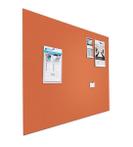 Prikbord bulletin - Zwevend - 90x120 cm  - Oranje