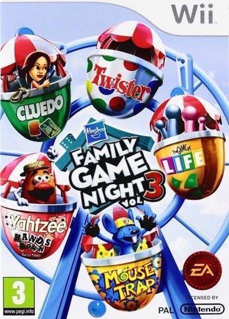 Hasbro Familie Spellen Avond 3 (Wii Games) (Nintendo Wii), Spelcomputers en Games, Games | Nintendo Wii, Zo goed als nieuw, Ophalen of Verzenden