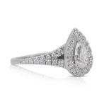 Ring - 14 karaat Witgoud - 1.67ct. tw. Diamant (Natuurlijk), Nieuw