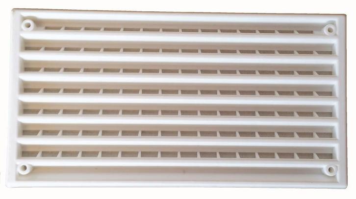 Ventilatierooster Wit 17x9cm, Caravans en Kamperen, Camper-accessoires, Nieuw, Ophalen of Verzenden