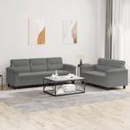 vidaXL 2-delige Loungeset met kussens microvezelstof, Verzenden, Nieuw, Vierpersoons of meer, Stof