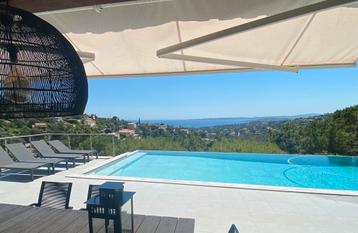 10 persoons villa infinity zwembad zeezicht Sainte Maxime beschikbaar voor biedingen