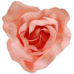Haarclip grote zalmroze roos - 9 cm NIEUW, Ophalen of Verzenden, Nieuw
