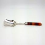 Lepel - Kornalijnen heft, Zilver - Suikerschep