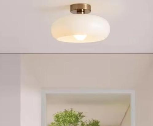 Nordic Retro Glazen Hanglamp – Moderne Plafondlamp Eetkamer, Huis en Inrichting, Lampen | Hanglampen, Nieuw, Verzenden