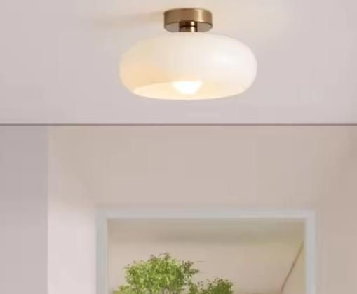 Nordic Retro Glazen Hanglamp – Moderne Plafondlamp Eetkamer, Huis en Inrichting, Lampen | Hanglampen, Nieuw, Verzenden