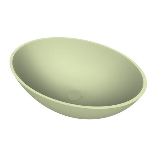 Arcqua Prince Opbouw Waskom Ovaal 49x34 Mat Pastel Groen, Doe-het-zelf en Verbouw, Sanitair, Overige typen, Nieuw, Ophalen of Verzenden