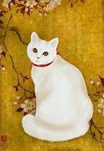 Anna Maia (XX) - Shiro Neko (White Cat), Antiek en Kunst, Antiek | Overige Antiek
