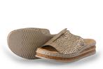 Rieker Slippers in maat 38 Beige | 10% extra korting, Kleding | Dames, Schoenen, Slippers, Verzenden, Beige, Zo goed als nieuw