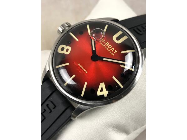 Veiling - U-Boat Darkmoon Red 9500, Sieraden, Tassen en Uiterlijk, Horloges | Heren