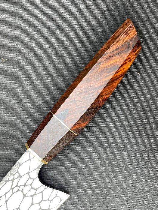 Custom Craft Knife - R327 - Tafelmes - Hout, Staal, Antiek en Kunst, Antiek | Keukenbenodigdheden