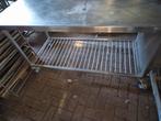 RVS grote 390cm banket bakkerij werkbank **veiling**, Gebruikt, RVS Meubilair