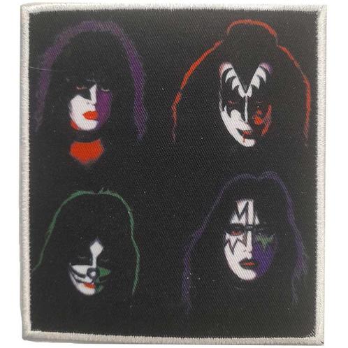KISS - 4 Heads - patch, Verzamelen, Muziek, Artiesten en Beroemdheden, Kleding, Nieuw, Ophalen of Verzenden