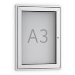 Informatiekast Buiten Draaideur Poster A3 Premium, Nieuw in verpakking