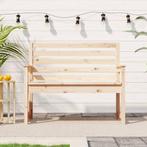 vidaXL Tuinbank 109x48x91,5 cm massief grenenhout, Tuin en Terras, Tuinbanken, Verzenden, Nieuw