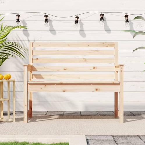 vidaXL Tuinbank 109x48x91,5 cm massief grenenhout, Tuin en Terras, Tuinbanken, Nieuw, Verzenden