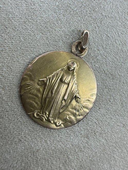 Medaille hanger - 15 karaat Geel goud - Maagd Gouden Hanger, Sieraden, Tassen en Uiterlijk, Antieke sieraden