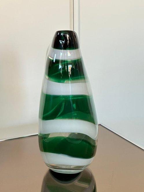 Glasfabriek Leerdam - Vaas - Kristal - Kristallen siervaas, Antiek en Kunst, Antiek | Glas en Kristal