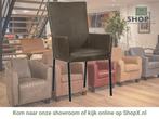 Leren eetkamerstoel Daily met armleuning - Vintage Elephant, Huis en Inrichting, Stoelen, Bruin, Nieuw, Leer, Ophalen of Verzenden