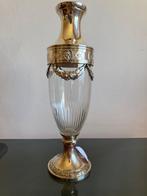 Balustervaas - Verzilverd, Kristal, Antiek en Kunst, Antiek | Meubels | Tafels