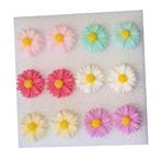 Fako Bijoux® - Oorbellen - Zonnebloemen - Acryl - Pastel -, Sieraden, Tassen en Uiterlijk, Oorbellen, Verzenden, Nieuw