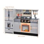 Speelkeuken met Houten Koelkast Speelkeukenset voor Kinderen, Kinderen en Baby's, Nieuw, Verzenden