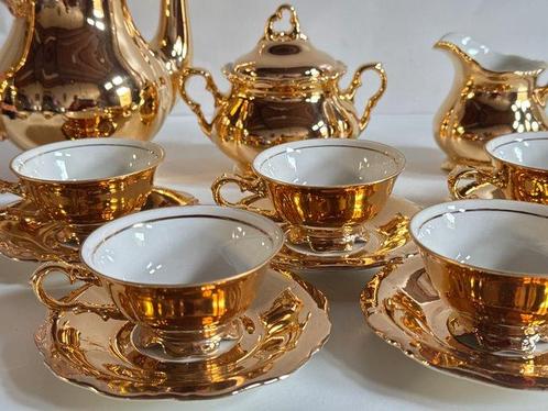 Bavaria - Koffieservies (13) - Porselein, Verguld -, Huis en Inrichting, Overige Huis en Inrichting