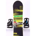 137 kinder snowboard NITRO RIPPER, Black/yellow, FLAT, Sport en Fitness, Snowboarden, Verzenden, Gebruikt, Board
