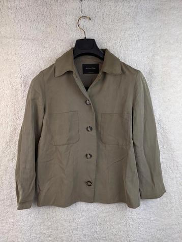Massimo Dutti olive green jacket beschikbaar voor biedingen