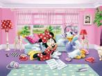 Minnie Mouse fotobehang XL, kinderkamer vlies behang Katrien, Nieuw, Ophalen of Verzenden, Wanddecoratie