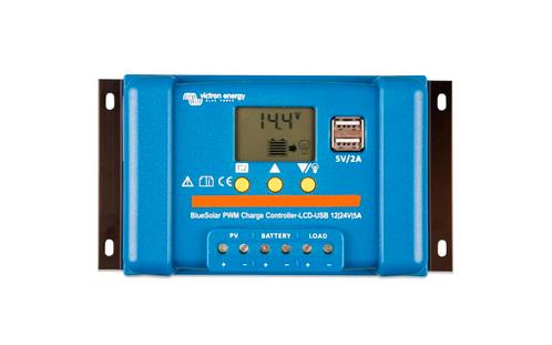 BlueSolar PWM-LCD&USB 12/24V-5A, Watersport en Boten, Bootonderdelen, Motor en Techniek, Nieuw, Zeilboot of Motorboot, Ophalen of Verzenden