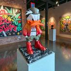 Orima Pop Art - DONALD Duck Street Art effet feu « Just Duck