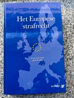 Het Europese strafrecht, Gelezen, Geert Corstens en Jean Pradel, Verzenden, Europa