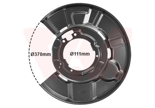 REMSCHIJF BESCHERMER VOOR BMW 1 E81/E82E/E87/E88 2004-2013, Auto-onderdelen, Remmen en Aandrijving, Nieuw, Ophalen of Verzenden