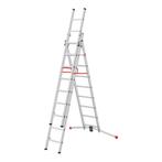 Hailo ProfiLOT S100 2x9 + 1x8 combinatieladder, Verzenden, Nieuw, Ladder