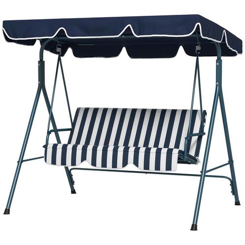 TRUUSK Hollywoodschaukel 3-zits Tuinschommel Met Verstelbaar, Tuin en Terras, Overige Tuin en Terras, Nieuw, Verzenden