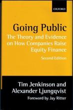 Going Public 9780198295990 Tim Jenkinson, Boeken, Verzenden, Zo goed als nieuw, Tim Jenkinson