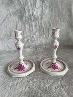 Herend - Kaarsenhouder (2) - Porselein, Antiek en Kunst, Antiek | Glas en Kristal