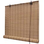 vidaXL Rolgordijn 150x220 cm bamboe bruin, Huis en Inrichting, Verzenden, Nieuw, Bruin