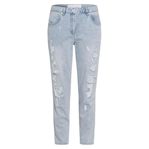 Marc Aurel • cropped destroyed jeans • 36, Kleding | Dames, Broeken en Pantalons, Blauw, Nieuw, Maat 36 (S), Verzenden