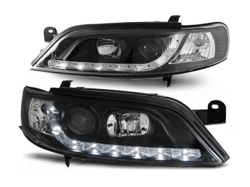 LED DRL koplampen Daylight Black geschikt voor Opel Vectra B, Auto-onderdelen, Verlichting, Nieuw, Opel, Verzenden