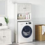vidaXL Wasmachinekast Wit 72,5 x 27 x 161 cm Massief, Huis en Inrichting, Verzenden, Nieuw