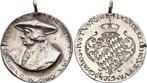 Zilver medaille von F Hagenau o J, 1527 Bayern: Albrecht..., Postzegels en Munten, Penningen en Medailles, Verzenden