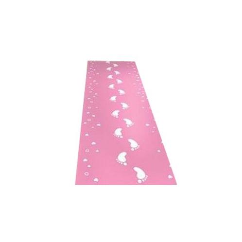 Lichtroze Loper Voetje 50cm 2,5m, Hobby en Vrije tijd, Feestartikelen, Nieuw, Verzenden