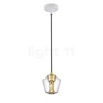 less n more Ethics E-WGPL Hanglamp LED, plafondkapje wit/l, Verzenden, Nieuw, Glas