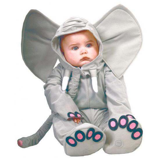 Baby verkleed kleding olifant - Dierenpakken, Kinderen en Baby's, Carnavalskleding en Verkleedspullen, Ophalen of Verzenden