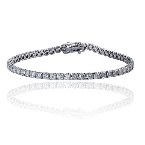 Zonder Minimumprijs - Armband - 14 karaat Witgoud - 8.57ct., Sieraden, Tassen en Uiterlijk, Armbanden