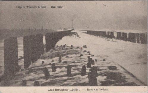 HOEK VAN HOLLAND - Wrak Harwichboot Berlin, Verzamelen, Ansichtkaarten | Nederland, Verzenden