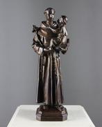 D.S.R. - Beeldje - St-Antonius van Padua - Zinklegering, Antiek en Kunst