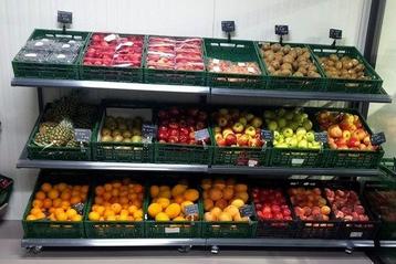 Groente stelling, Display 120cm, NIEUW beschikbaar voor biedingen